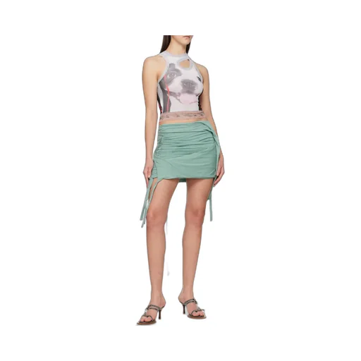 Drape Miniskirt