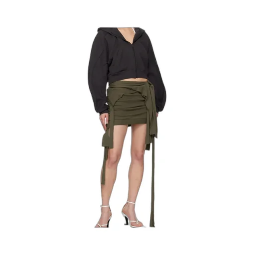 Drape Lounge Mini Skirt