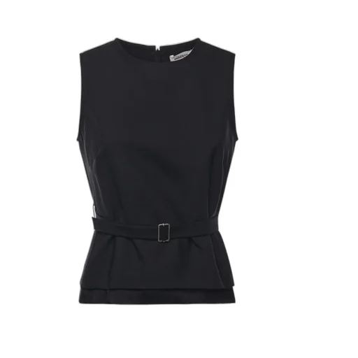 Belted Sleeveless Top