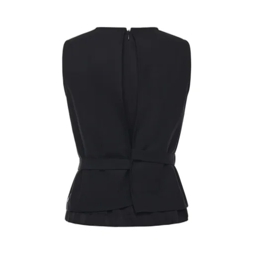 Belted Sleeveless Top