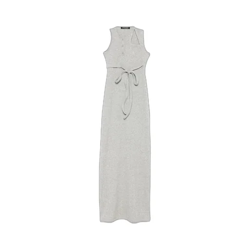 Sleeveless Asymmetric Maxi Dress