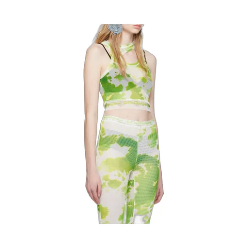 Round Collar Hollow Vest