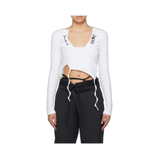 Asymmetrical Long-Sleeved T-Shirt