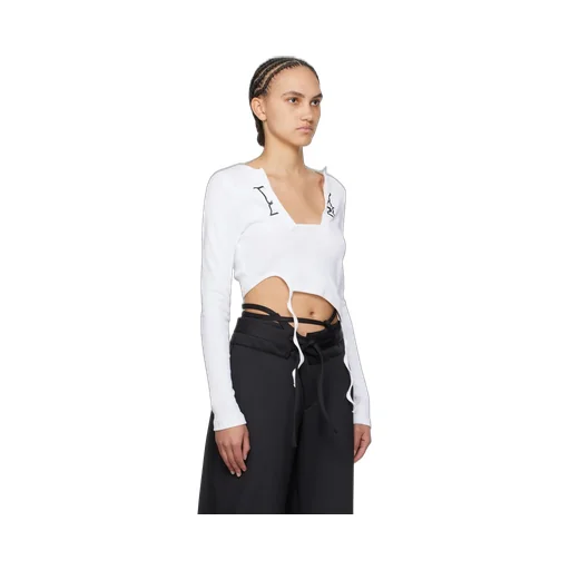 Asymmetrical Long-Sleeved T-Shirt
