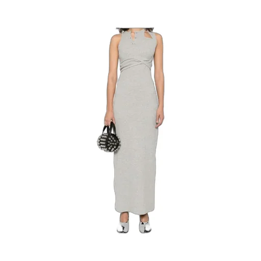 Sleeveless Asymmetric Maxi Dress