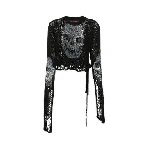 Round-Neck Long-Sleeved Sweater
