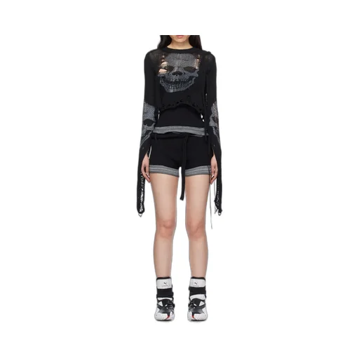 Round-Neck Long-Sleeved Sweater