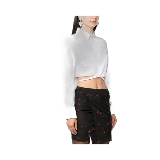 Long Sleeve Cropped Shirt