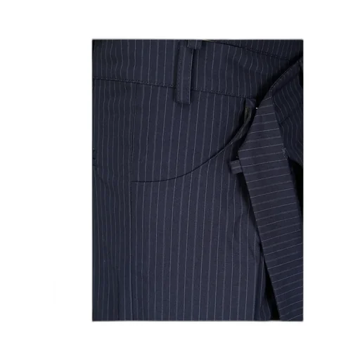 Wrap Striped Casual Pants