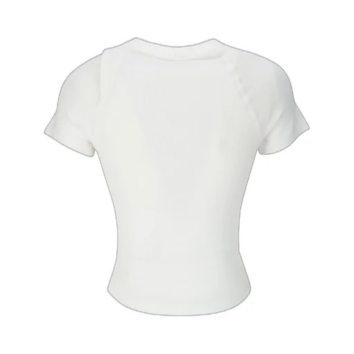 Deconstructed Ribbed T-Shirt