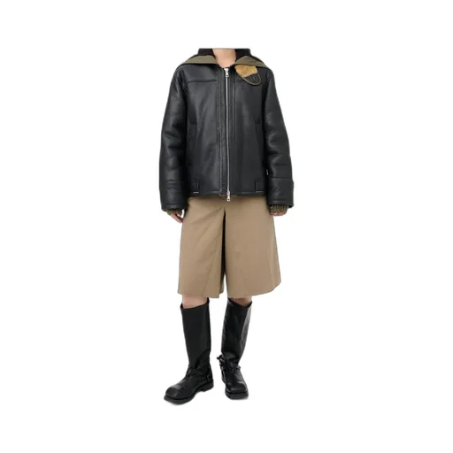 Hooded Shearling Jacket