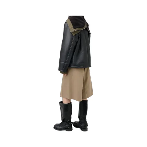 Hooded Shearling Jacket