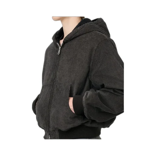 Long-Sleeved Zip-Up Hoodie
