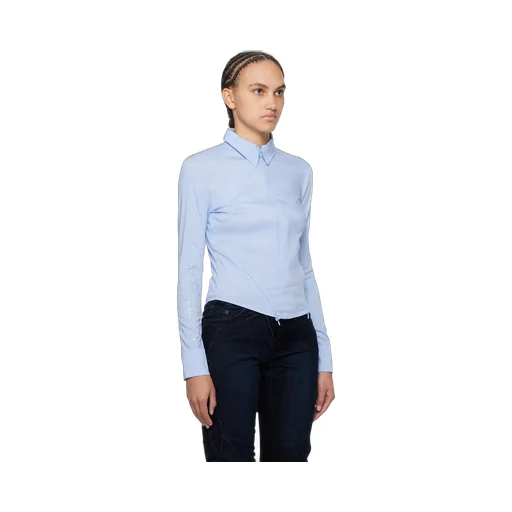 Logo-Embellished Asymmetric Shirt