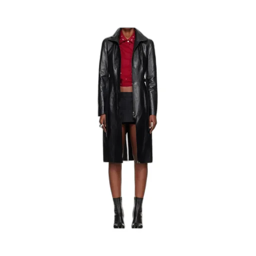 Concealed Calfskin Coat