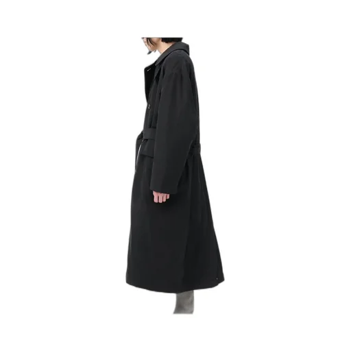 Belted Double-Breasted Coat