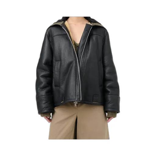 Hooded Shearling Jacket