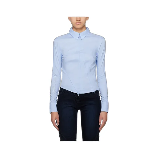 Logo-Embellished Asymmetric Shirt