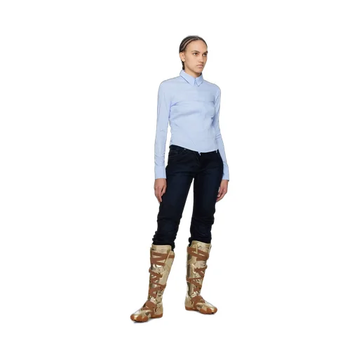 Logo-Embellished Asymmetric Shirt