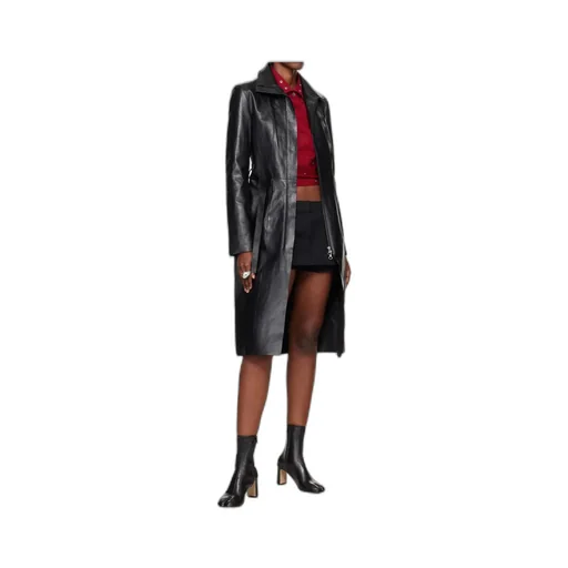 Concealed Calfskin Coat