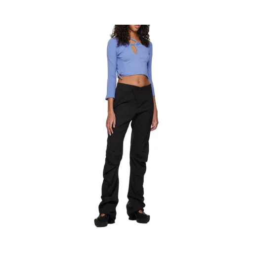Cut-Out Detailing Knitted Top