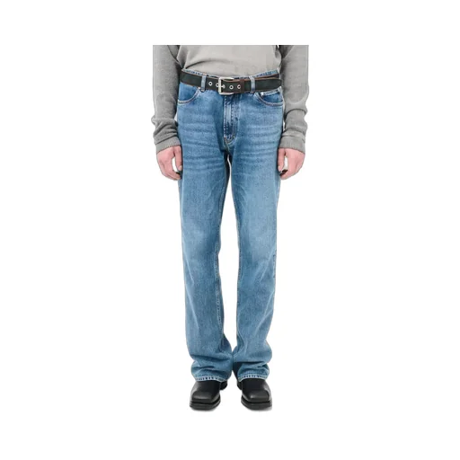 Belt Loop Denim Trousers