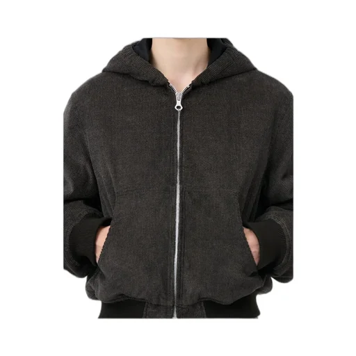 Long-Sleeved Zip-Up Hoodie