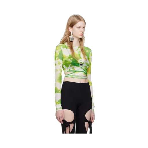 Round Collar And Long-Sleeved T-Shirt