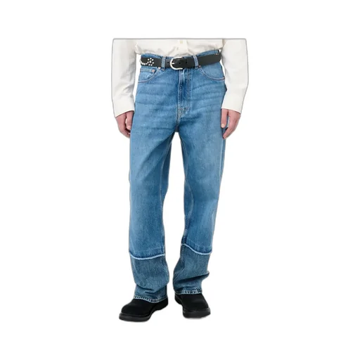 Belt Loop Denim Trousers