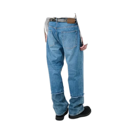 Belt Loop Denim Trousers
