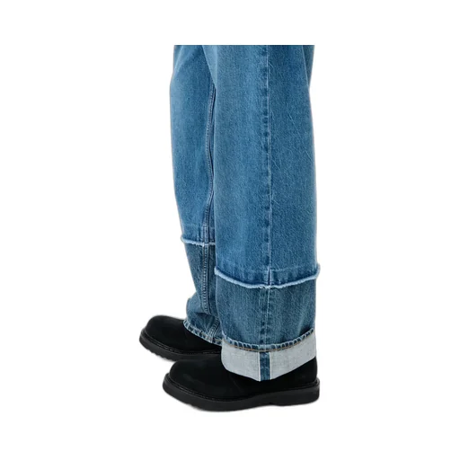 Belt Loop Denim Trousers
