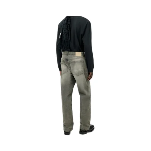 Third Cut Logo Patch Jeans