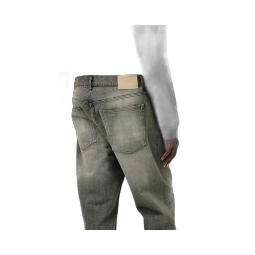Third Cut Logo Patch Jeans