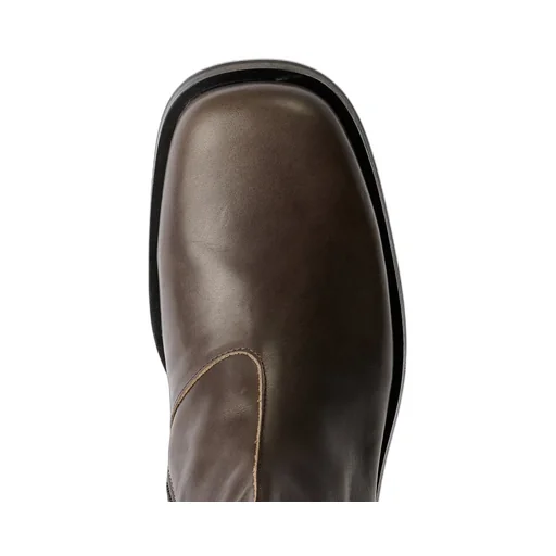Slip-On Leather Boots