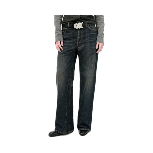 Treble Cut Wide Leg Jeans