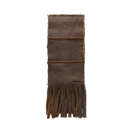 Shearling Fringed Scarf