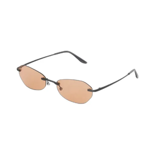 Rimless Oval-Frame Sunglasses