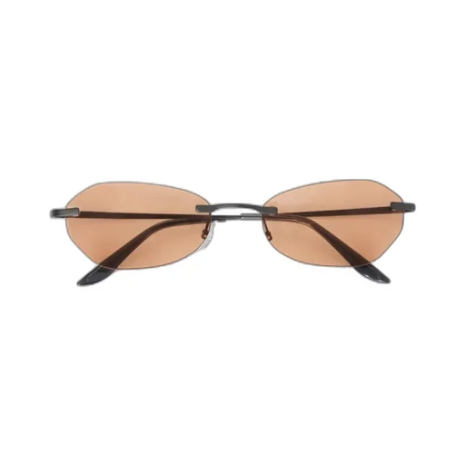 Rimless Oval-Frame Sunglasses