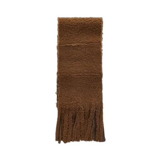 Shearling Fringed Scarf
