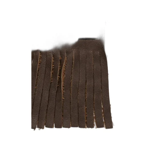 Shearling Fringed Scarf