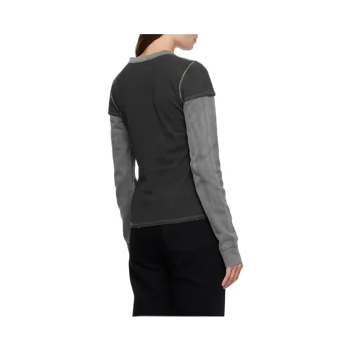 Layered Long-Sleeved Sweatshirt