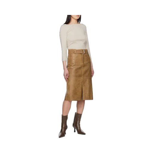 Wide Belt Skirt