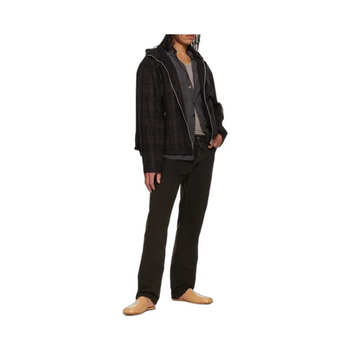 Check Hooded Jacket