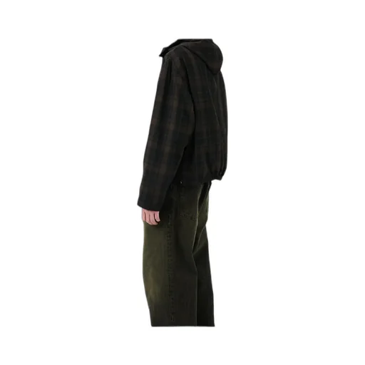 Check Hooded Jacket