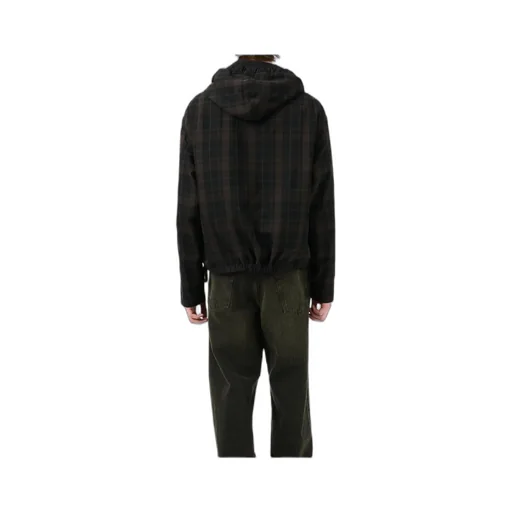 Check Hooded Jacket