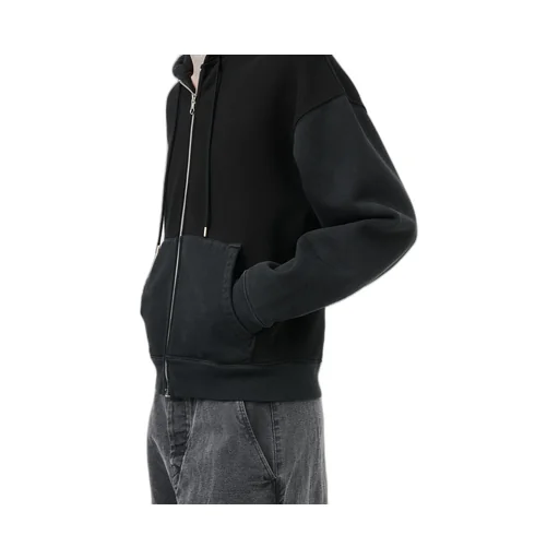 Hooded Zip-Up Sweater