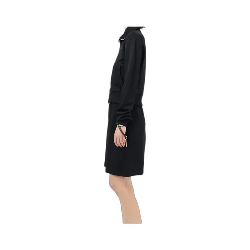 Spread-Collar Cardigan