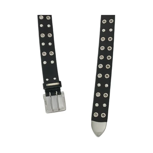 Studded Double Buckle Belt