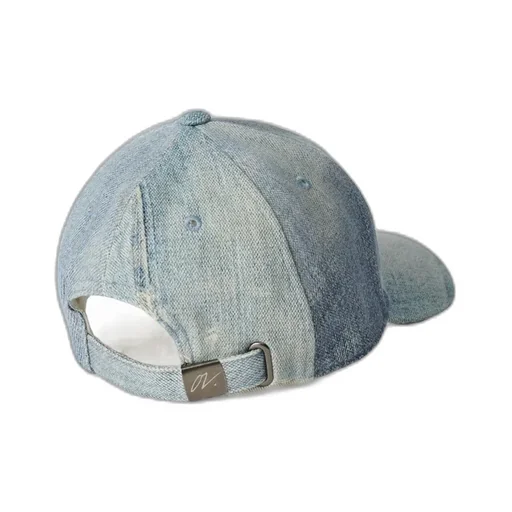 Denim-Print Cap