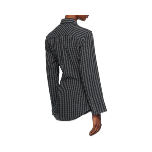 Daisy Checked Buttoned Shirt